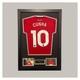 Hand Signed Matheus Cunha Framed Manchester United Shirt Display + Proof+coa