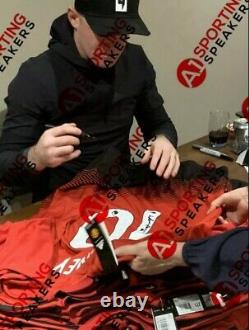 Hand Signed Wayne Rooney Modern Manchester United Football Shirt £119