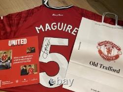 Harry Maguire Signed Manchester United Shirt