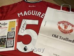 Harry Maguire Signed Manchester United Shirt