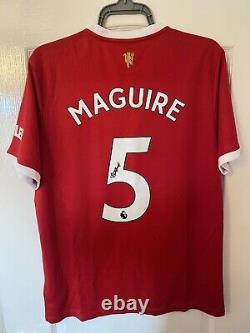 Harry Maguire Signed Manchester United Shirt. Comes With COA