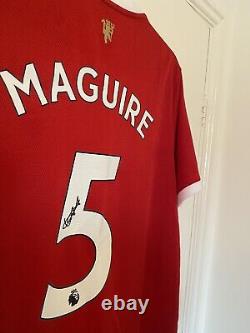 Harry Maguire Signed Manchester United Shirt. Comes With COA