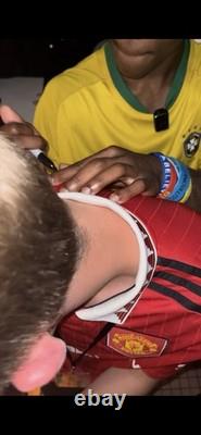 ISHOWSPEED Autograph/signed Manchester United Shirt PROOF On Last Picture