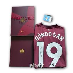 Ilkay Gündogan Manchester City Signed Shirt EXCAT PHOTO PROOF OFFICIAL SHIRT
