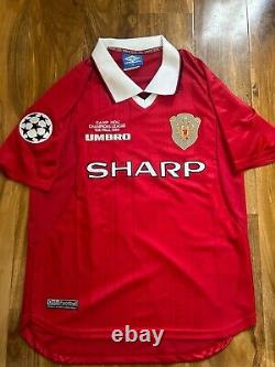 Jaap Stam Signed Manchester United Home Shirt With Coa Included