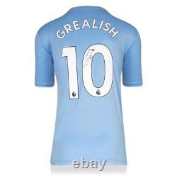Jack Grealish Back Signed Manchester City 2021-22 Home Shirt Autograph