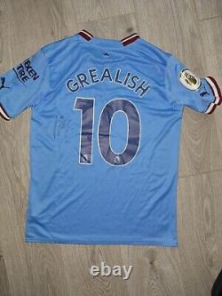 Jack Grealish Signed Manchester City Shirt 2021-2022