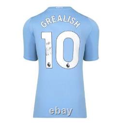 Jack Grealish Signed Manchester City Shirt Home, 2023-24 Autograph Jersey