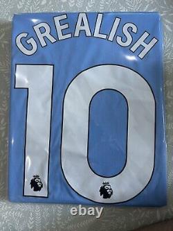 Jack Grealish Signed Manchester City Shirt Home, 2023-24 With COA