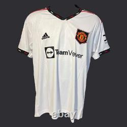 Jadon Sancho Signed 22/23 Manchester United Away Football Shirt COA