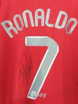 Jersey Manchester United Final UCL 2007/2008 Cristiano Ronaldo -Signed by Player