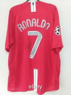 Jersey Manchester United Final UCL 2007/2008 Cristiano Ronaldo -Signed by Player