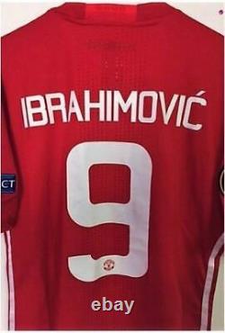 Jersey Manchester United Winner Europa League 2017 #9 Ibrahimovic Signed Players