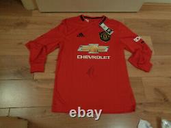 Jesse Lingard Signed Manchester United Football Shirt Coa Bnwt England Mufc