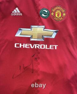 Jesse Lingard Signed Manchester United Shirt With Official Club Hologram COA