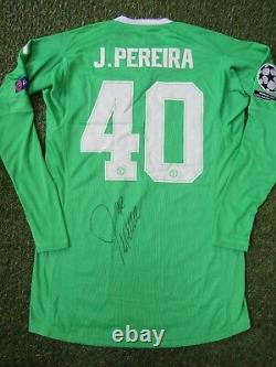 Joel Pereira Match Issue Player Spec Signed Manchester United Football Shirt