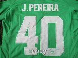 Joel Pereira Match Issue Player Spec Signed Manchester United Football Shirt