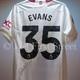 Jonny Evans Hand Signed Manchester United Away Shirt (100% Exact Photo Proof)