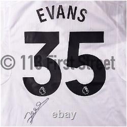 Jonny Evans Hand Signed Manchester United Away Shirt (100% Exact Photo Proof)
