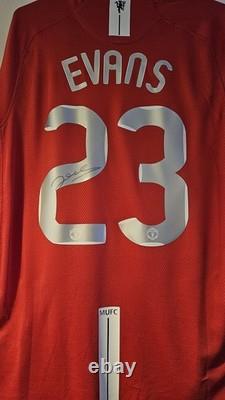 Jonny Evans Hand Signed Manchester United Shirt