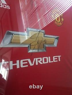 Juan Mata Manchester United Signed Football Shirt 2017/2018