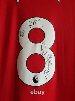 Juan Mata Signed Manchester United Football Shirt No 8