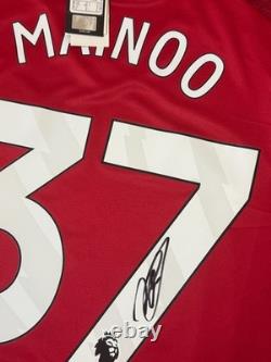 Kobbie Mainoo Manchester United 25/26 Hand Signed Shirt With Photo Proof +COA