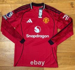 Kobbie Mainoo Manchester United 25/26 Hand Signed Shirt With Photo Proof +COA