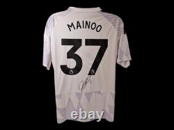 Kobbie Mainoo Manchester United Signed 25/26 Football Shirt COA
