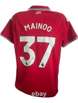 Kobbie Mainoo Signed Manchester United Shirt Comes With COA
