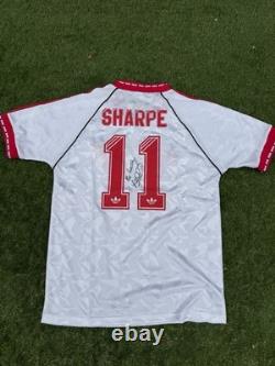 Lee Sharpe Signed Manchester United Man Utd Shirt Legend Autograph