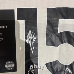 Lenny Yoro Signed Manchester United Shirt 24/25 third kit