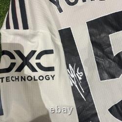 Lenny Yoro Signed Manchester United Shirt 24/25 third kit