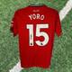 Leny Yoro Signed Manchester United 2025-26 Football Shirt COA