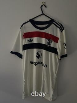 Leny Yoro Signed Manchester United 24/25 Away Shirt With COA and Photo Proof