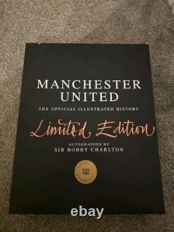 Limited Edition Manchester United History BOBBY CHARLTON SIGNED 124/1000