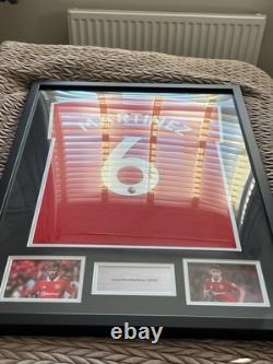 Lisandro Martinez Hand Signed Manchester United Football Shirt Framed