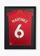 Lisandro Martinez Signed Manchester United 2023/24 Framed Home Shirt with COA