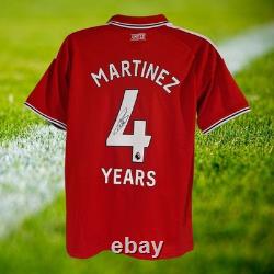 Lisandro Martinez Signed Manchester United 2026-27 Home Football Shirt COA