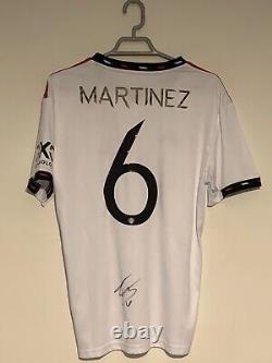 Lisandro Martinez Signed Manchester United Shirt With COA AND PHOTO PROOF