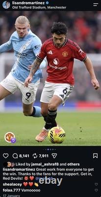 Lissandro Martinez Match Issued Football Boots Manchester United