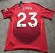 Luke Shaw #23 Hand Signed Manchester United Home Football Shirt with Photo Proof