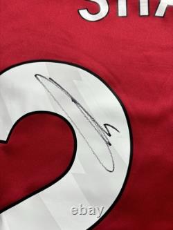 Luke Shaw #23 Hand Signed Manchester United Home Football Shirt with Photo Proof