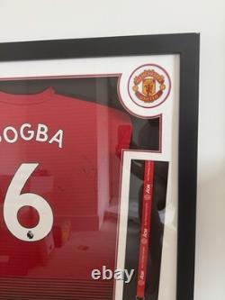 Luxury Framed Manchester United Signed Shirt (Pogba, Lingard, Herrera, Mata)