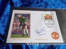 MANCHESTER UNITED 1999 Treble Winners Signed Covers x18 + BONUS MUFC Binder