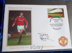 MANCHESTER UNITED 1999 Treble Winners Signed Covers x18 + BONUS MUFC Binder