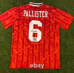 MANCHESTER UNITED FC 1992/1993 Signed Shirt Hughes Parker Blackmore Pallister