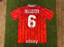 MANCHESTER UNITED FC 1992/1993 Signed Shirt Hughes Parker Blackmore Pallister