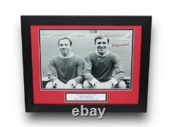 MANCHESTER UNITED Framed Pat Crerand SIGNED Autograph Photo Mount Display + COA