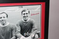 MANCHESTER UNITED Framed Pat Crerand SIGNED Autograph Photo Mount Display + COA
